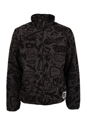 x edding Fleece black Vorderansicht