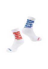 iriedaily x edding Socks Socken white – Rückenansicht