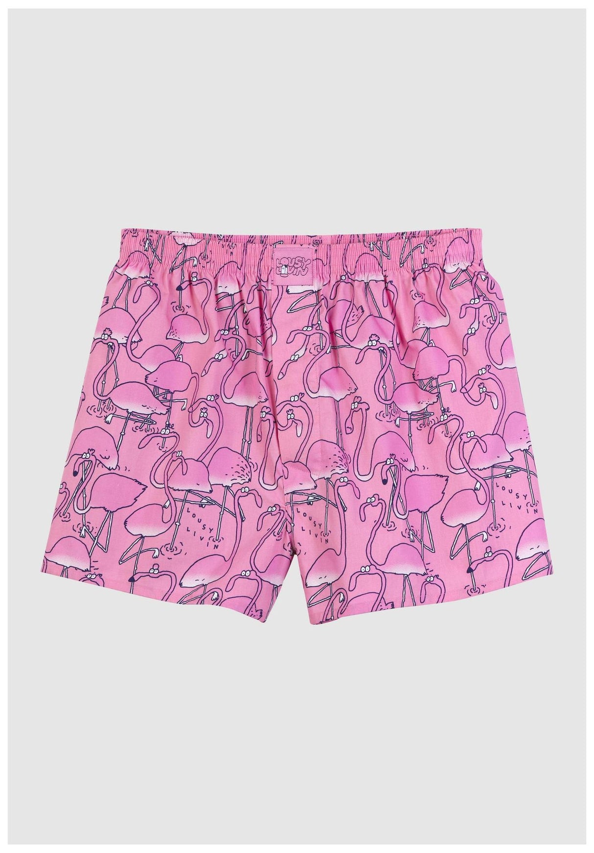 Lousy Livin Greater Flamingos 3er Pack Boxershorts florida – Detailansicht 1