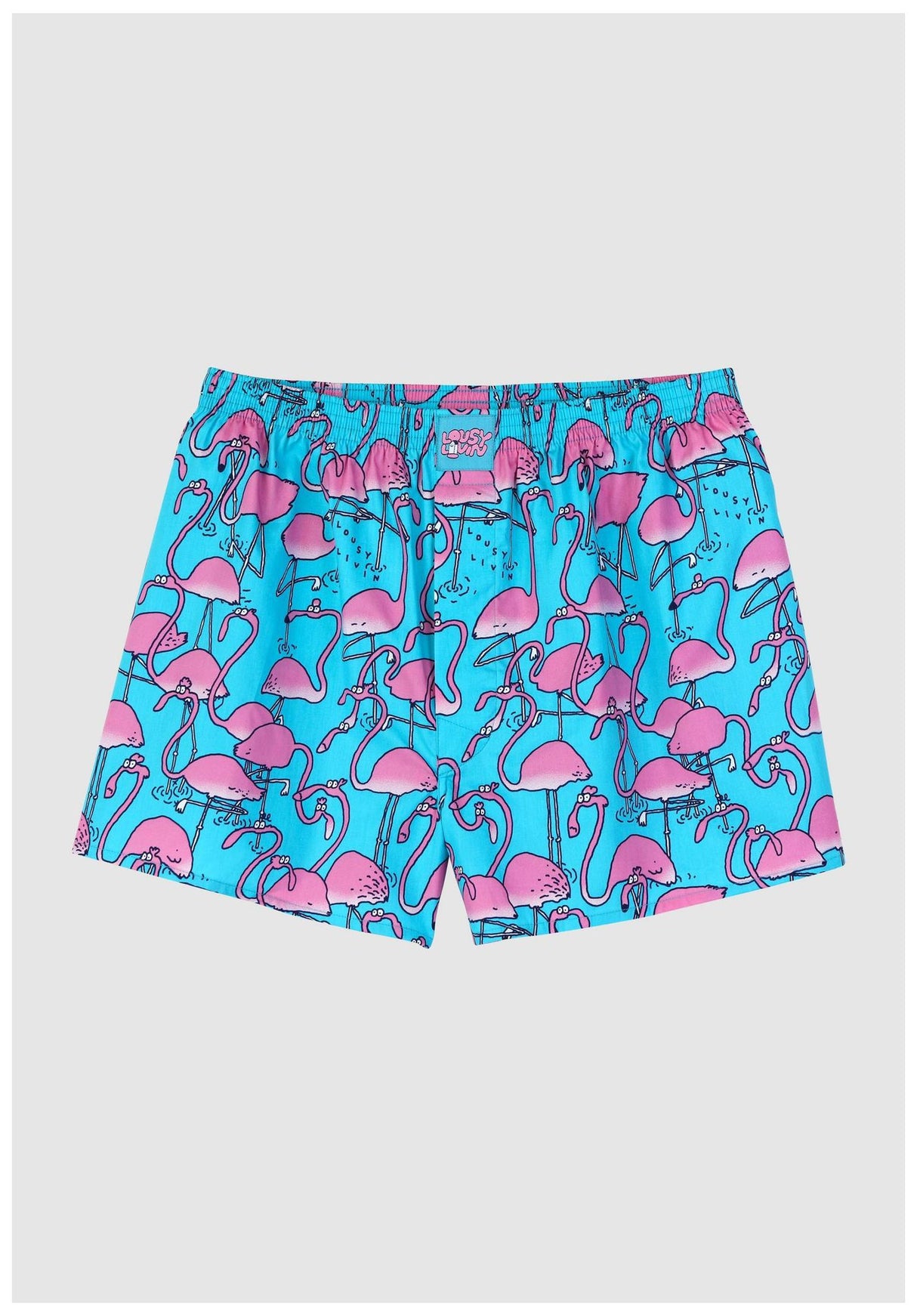 Lousy Livin Greater Flamingos 3er Pack Boxershorts florida – Rückenansicht