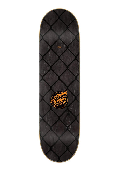 Santa-Cruz Flame Dot Chain Deck black – Rückenansicht