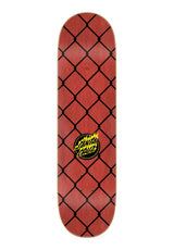 Santa-Cruz Flame Dot Chain Deck black-red – Rückenansicht