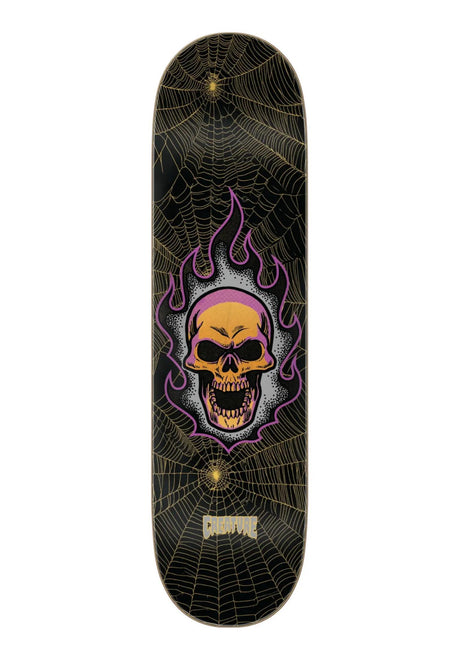 Creature Bonehead Webbed Deck black-purple – Vorderansicht