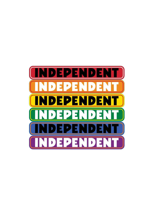 Bar Logo 6 x 1 Sticker white-green Vorderansicht
