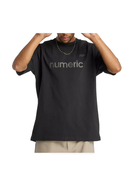 New Balance Numeric Numeric Cotton T-Shirt black – Vorderansicht