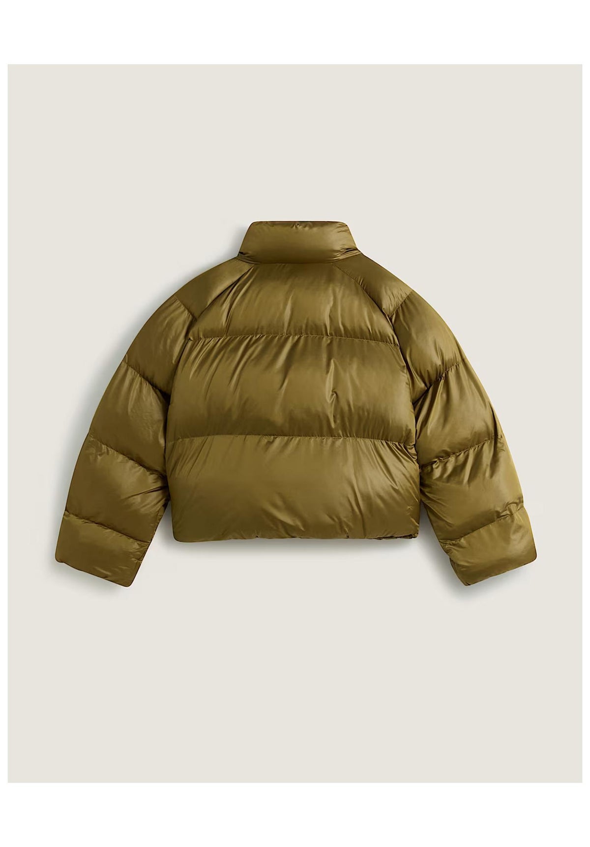 Vans Puffer Winterjacke olive-brown – Rückenansicht