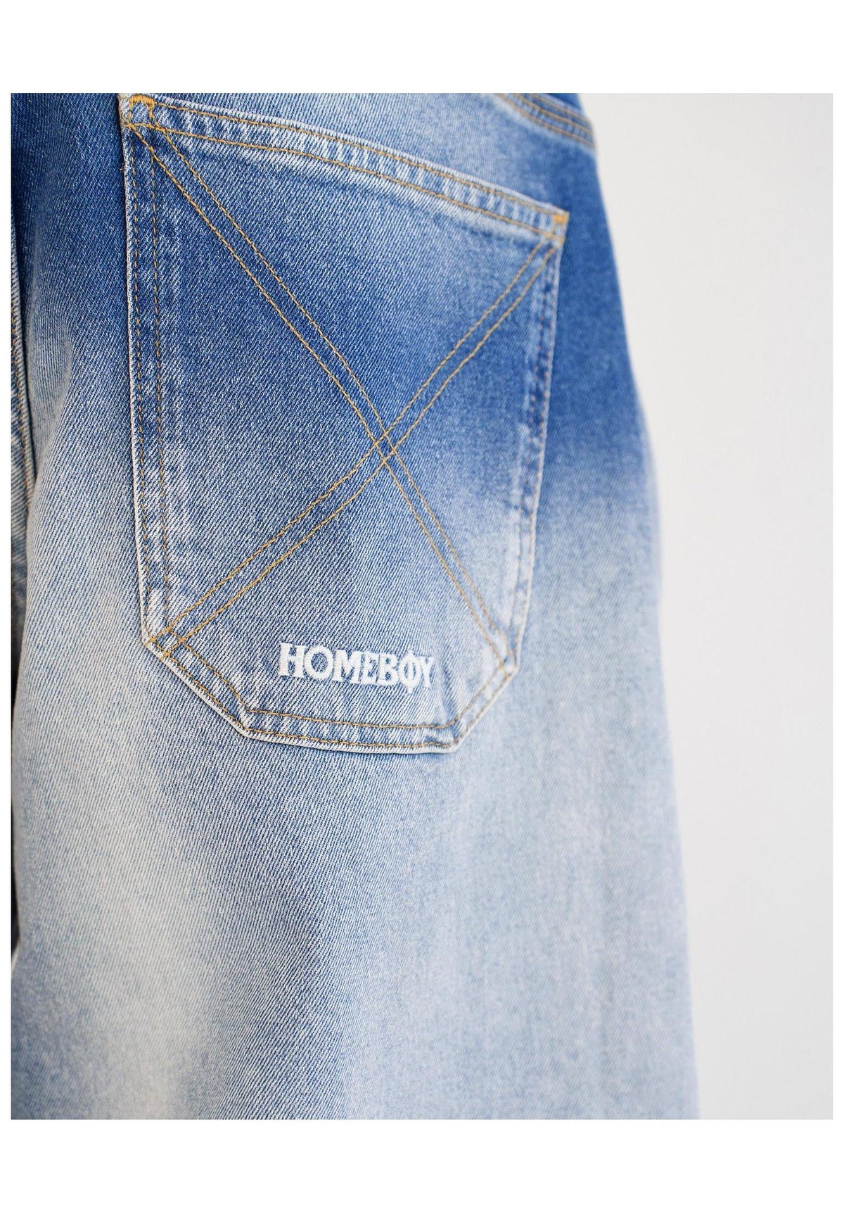 Homeboy x-tra MONSTER Fading Denim Jeans vintage-blue – Detailansicht 2