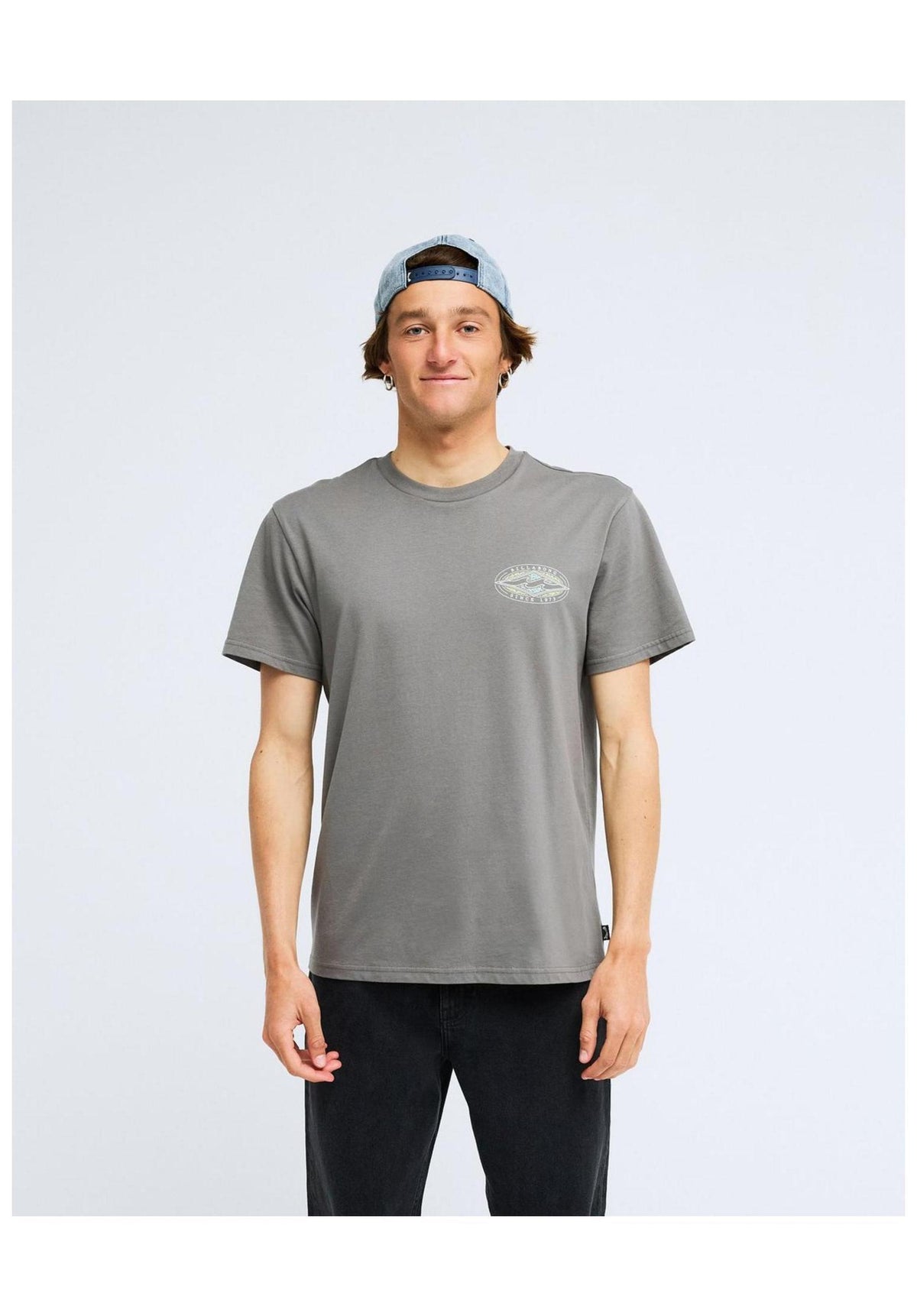 Billabong Diamond Vision T-Shirt pewter – Rückenansicht