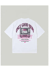 Homeboy Good News T-Shirt white – Vorderansicht