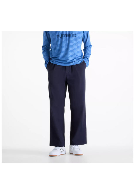 New Balance Numeric Pleated Pant Chino- / Stoffhose navy – Vorderansicht
