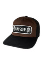 Twin Skulls Trucker brown-black Vorderansicht