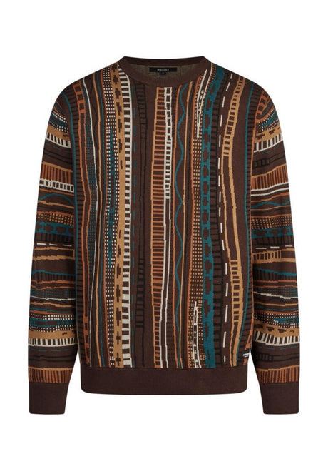 iriedaily Theodore Knit Strickpullover darkcoffee – Vorderansicht