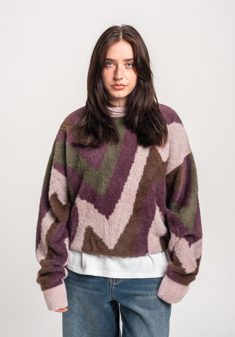 TITUS Marlia Strickpullover darkberry-multi – Ansicht 1