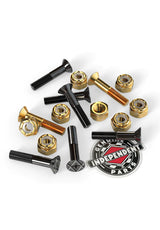 Independent 7/8" Kreuz Montagesatz black-gold – Vorderansicht