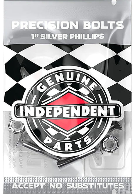 Independent 1" Kreuz Montagesatz black-silver – Vorderansicht