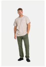 Reell Reflex Loose Chino Chino- / Stoffhose olivesquare-cord – Vorderansicht