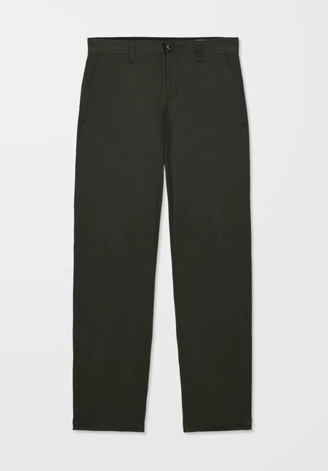Volcom Frickin Modern Stret Chino- / Stoffhose rinsedblack – Vorderansicht