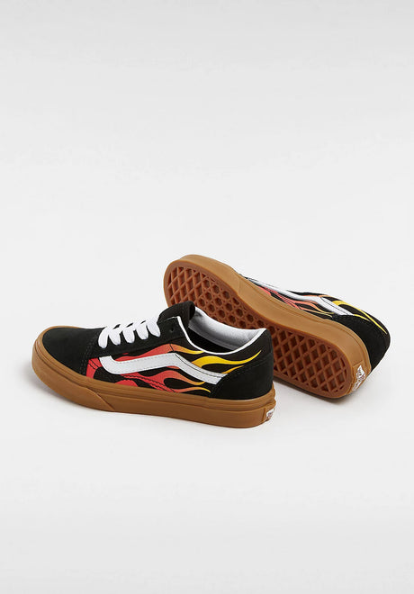 Old Skool flame-black-gum Rueckenansicht