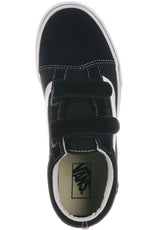 Old Skool V Kids black-white Closeup2