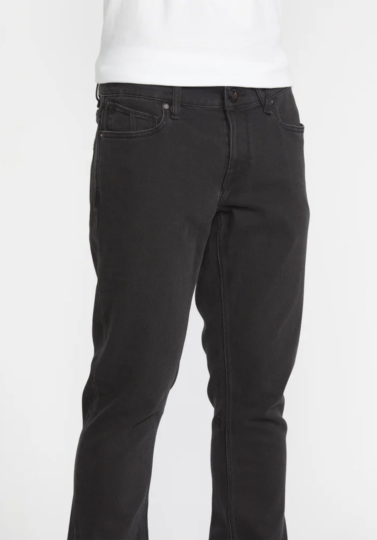 Volcom 2x4 Denim Skinny Jeans blackout – Detailansicht 2