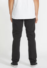 Volcom 2x4 Denim Skinny Jeans blackout – Rückenansicht