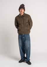 TITUS Sanger Winterjacke darkolive – Seitenansicht