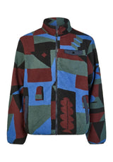 iriedaily Insaneia Jacket Übergangsjacke green-blue – Vorderansicht
