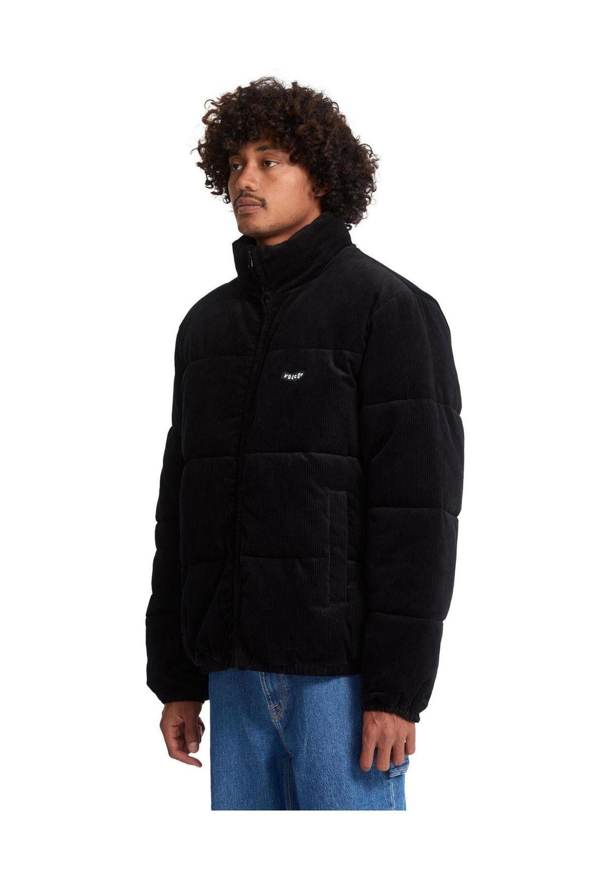 Volcom Walltz Cord Winterjacke black – Detailansicht 1