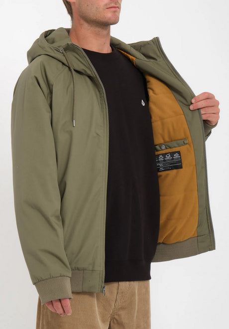 Volcom Hernan 10K Winterjacke wintermoss – Detailansicht 1