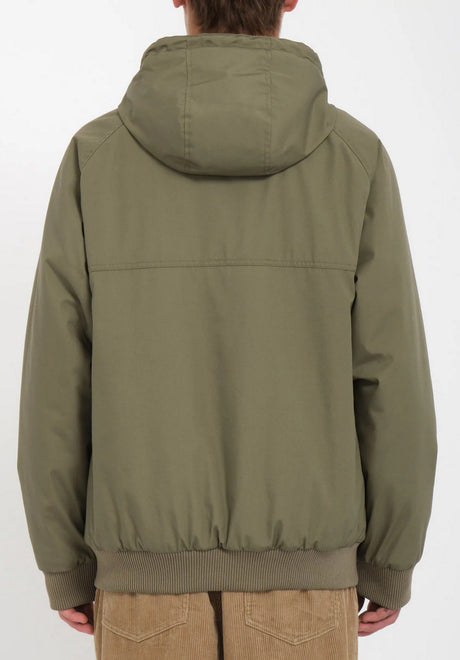 Volcom Hernan 10K Winterjacke wintermoss – Rückenansicht