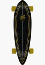 Holo Flame Pintail black Rueckenansicht