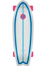 Speed Wheels Shark white Rueckenansicht