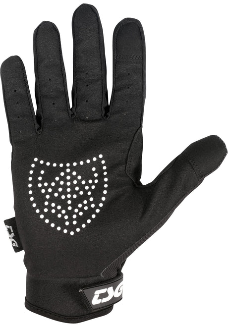 TSG DW Glove Fahrradhandschuh solid black – Rückenansicht