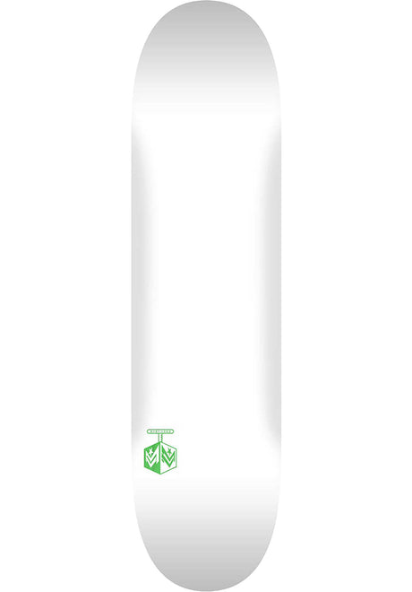 Mini-Logo Chevron Detonator 15 Maple Deck white – Vorderansicht