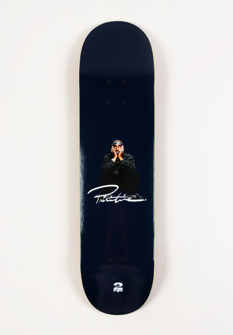 Primitive Skateboards Tupac Shakur Deck navy – Vorderansicht