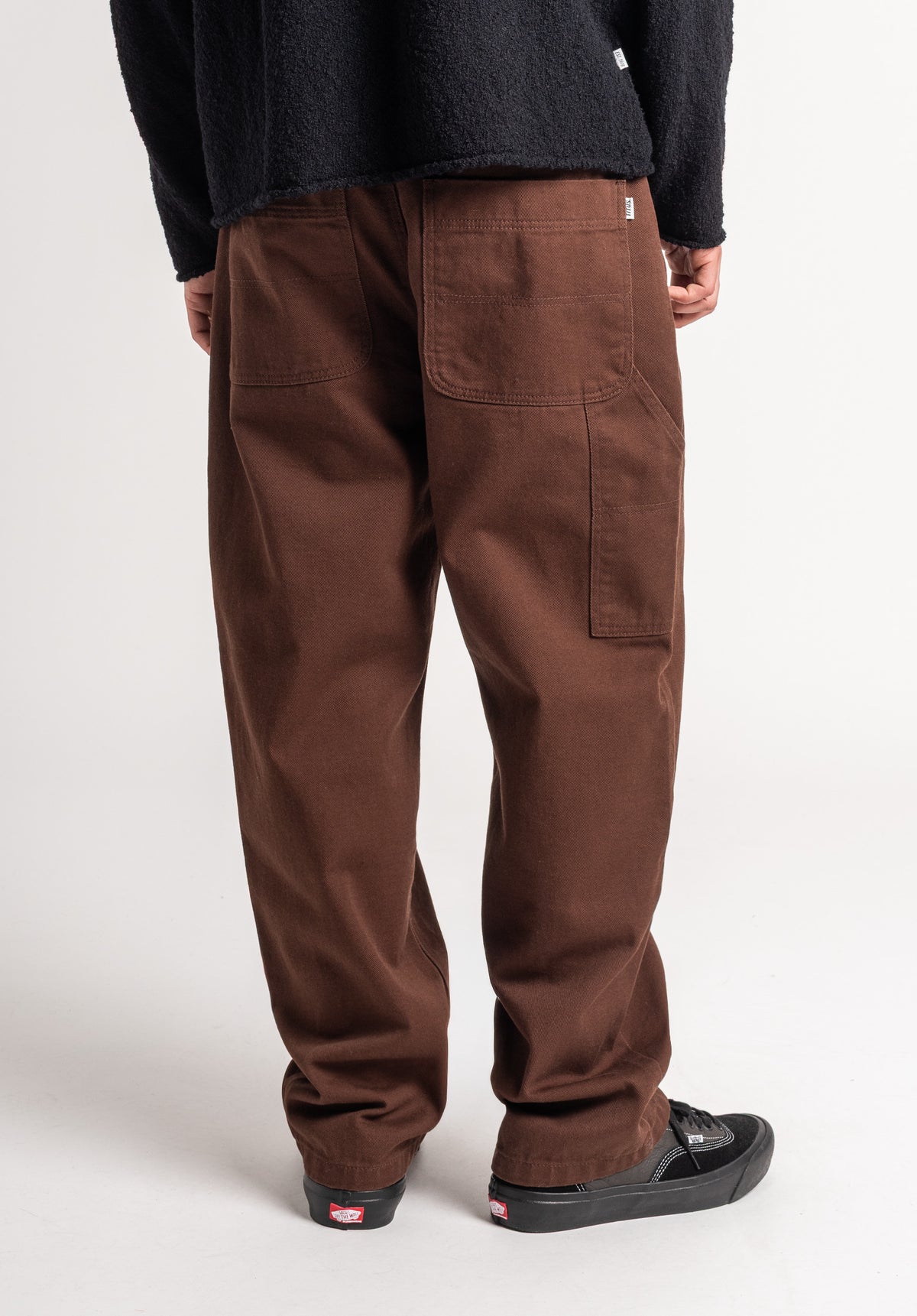 TITUS Workpant Jeans darkbrowndenim-washed – Rückenansicht