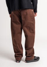 TITUS Workpant Jeans darkbrowndenim-washed – Rückenansicht