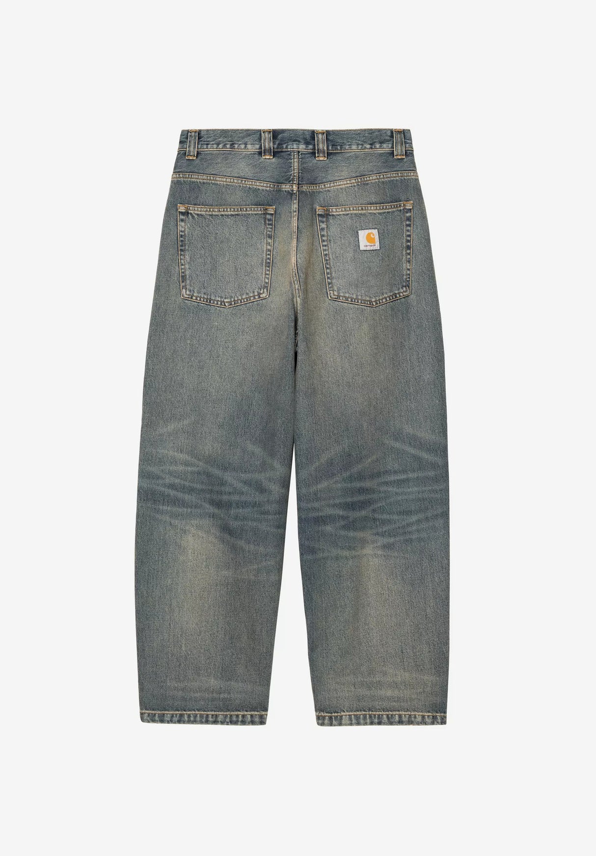 Brandon Pant bluewornusedwash Rueckenansicht