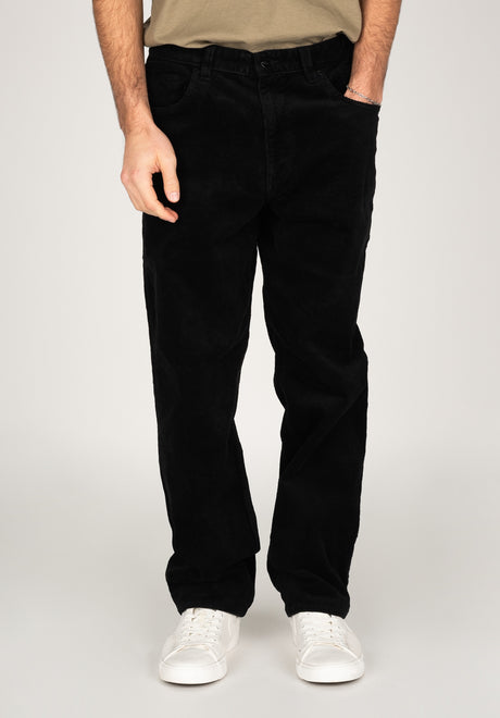 Reell Solid Jeans black-cord – Vorderansicht