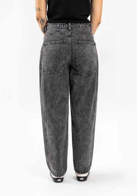 TITUS Alby-Baggy Jeans darkgreywashed – Rückenansicht