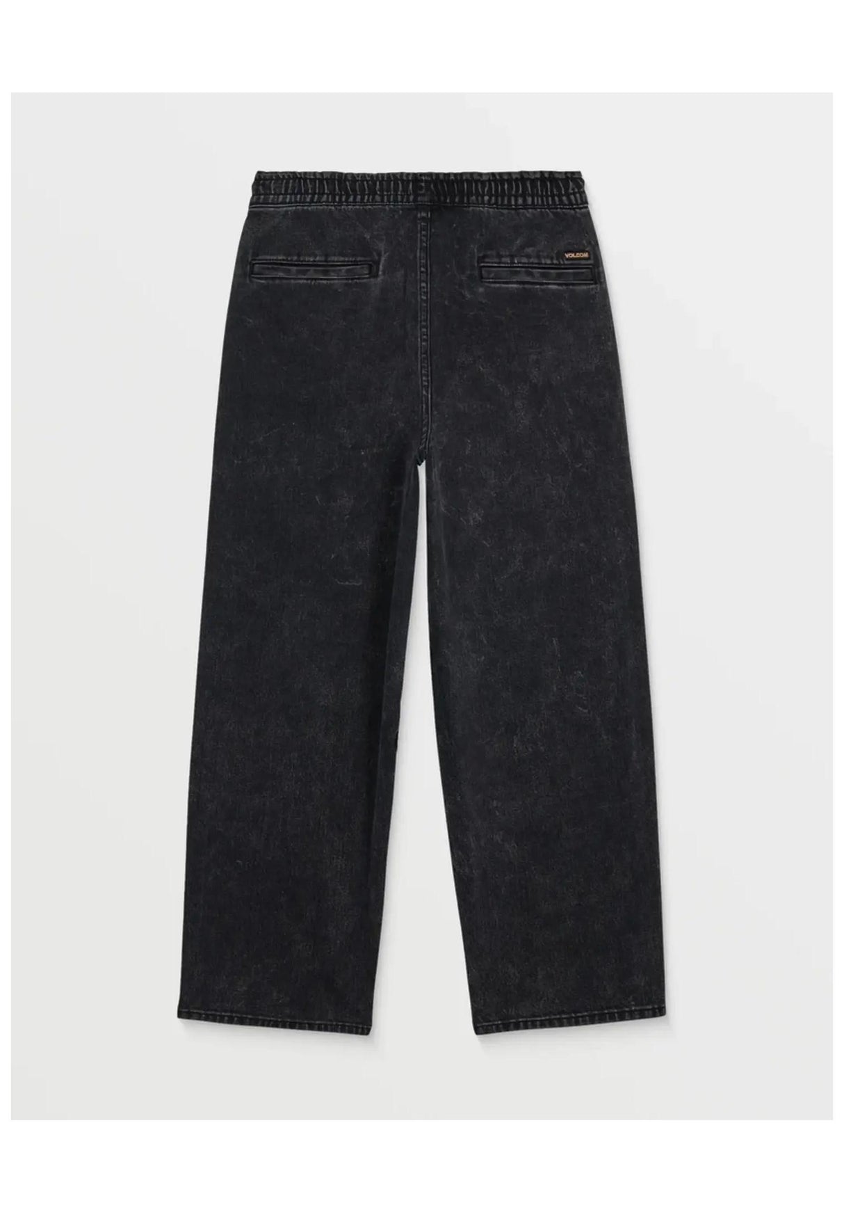 Volcom Freazy Loose EW Denim Kids Jeans blackityblack – Rückenansicht