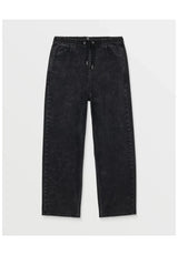 Volcom Freazy Loose EW Denim Kids Jeans blackityblack – Vorderansicht