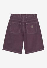 Carhartt WIP Brandon Short Jeans-Short cozypurplestonedyed – Rückenansicht