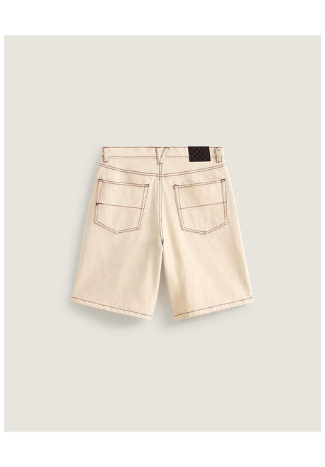Vans Check-5 Baggy Jeans-Short naturalseed – Rückenansicht