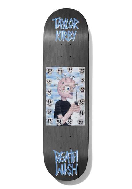 Deathwish Kirby All Screwed Up Deck grey – Vorderansicht