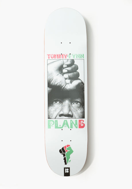 Plan-B One Love Metallic Deck white – Vorderansicht