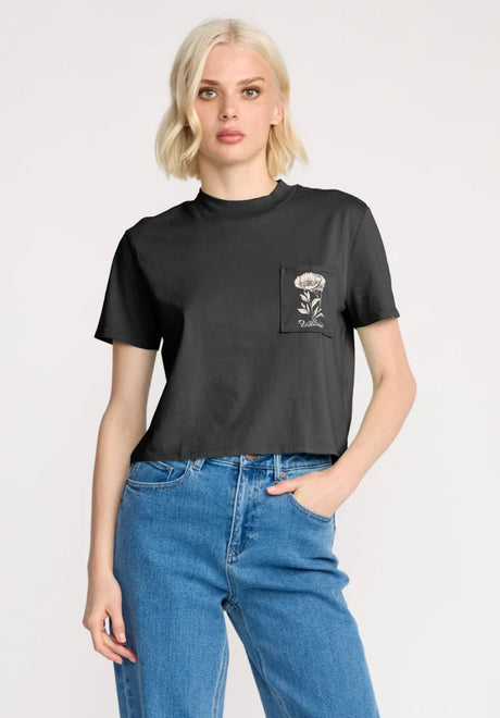 Volcom Pocket Dial T-Shirt vintageblack2 – Rückenansicht