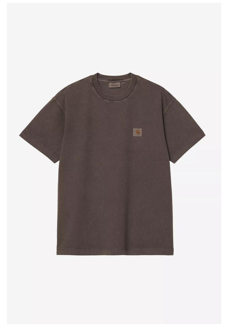 Carhartt WIP Vista T-Shirt tobaccogarmentdyed – Vorderansicht