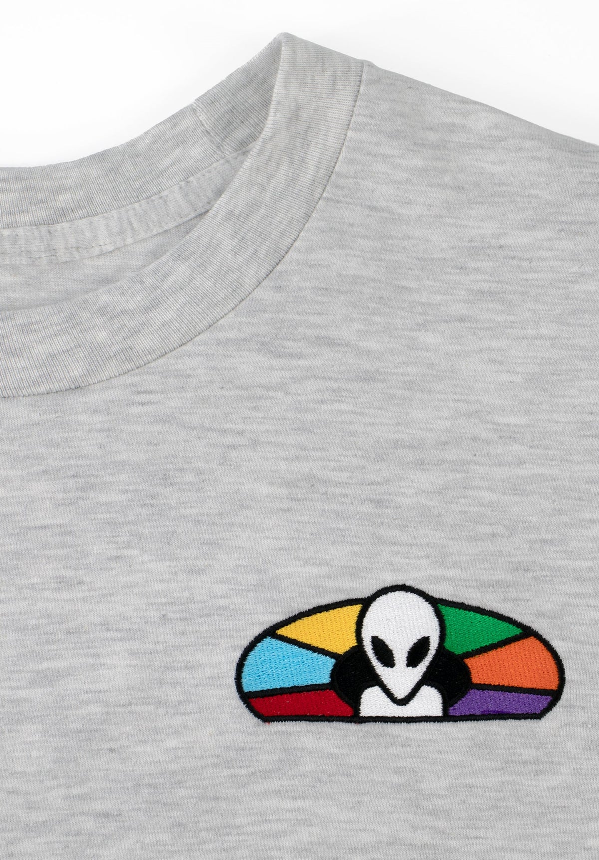 Alien-Workshop Spectrum Embroidered T-Shirt ash – Rückenansicht