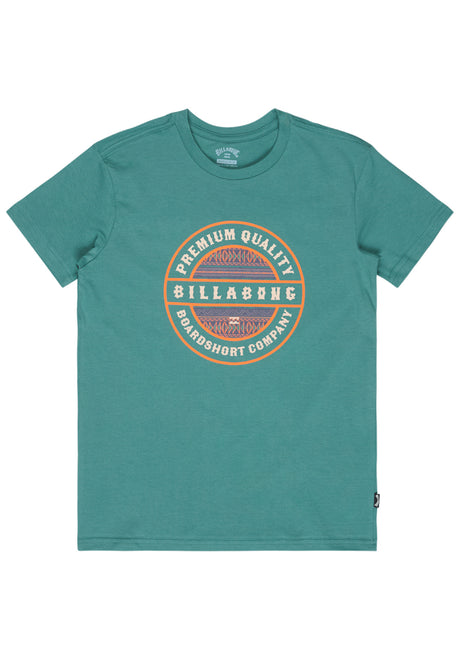 Billabong Rotor Fill Kids T-Shirt realteal – Vorderansicht